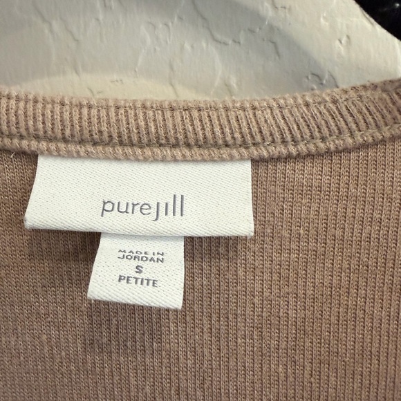 Women's Tan Cardigan Sweater - Picture 2 of 9